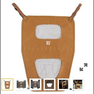 NWT Carhartt Universal nylon duck pet barrier for car travel camel model RA1439